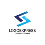 画像1: スピード感あふれるS字ロゴ (1)