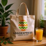 画像8: 波打つ縞模様の卵型ロゴ (8)