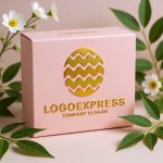 画像10: 波打つ縞模様の卵型ロゴ (10)