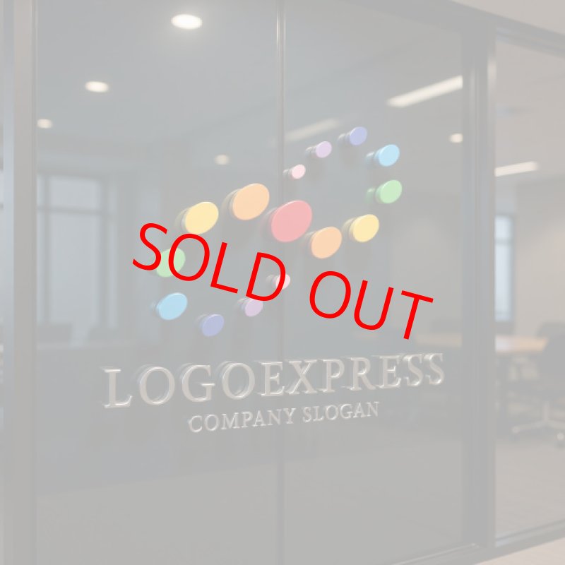 画像15: カラフルなドットの無限大ロゴ (15)