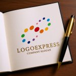 画像6: カラフルなドットの無限大ロゴ (6)