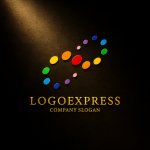 画像12: カラフルなドットの無限大ロゴ (12)