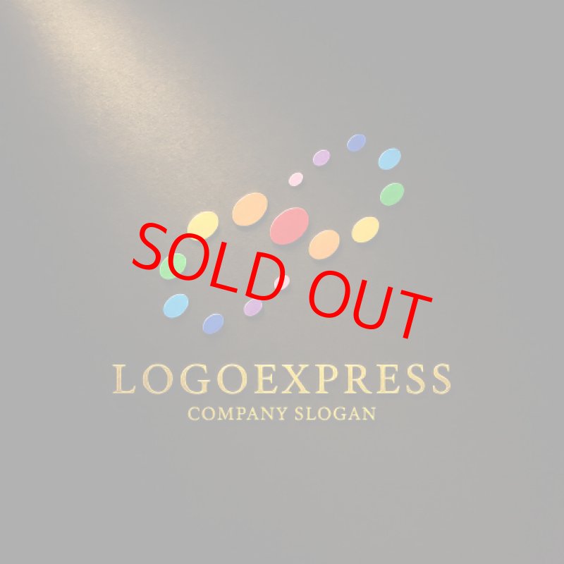 画像12: カラフルなドットの無限大ロゴ (12)