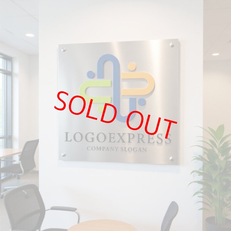 画像7: 繋がりとサポートのカラフル十字ロゴ (7)