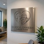 画像14: ハートの中で寄り添う犬と猫のロゴ (14)