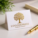 画像16: シンプルでエレガントな木のロゴ (16)
