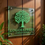 画像11: シンプルでエレガントな木のロゴ (11)
