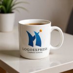 画像16: M字と人が躍動する成長ロゴ (16)