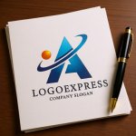 画像6: 先進的なA文字ロゴ (6)