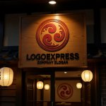 画像12: 三つ巴の回転する波のロゴ (12)