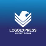 画像4: 力強い鷲のエンブレムロゴ (4)