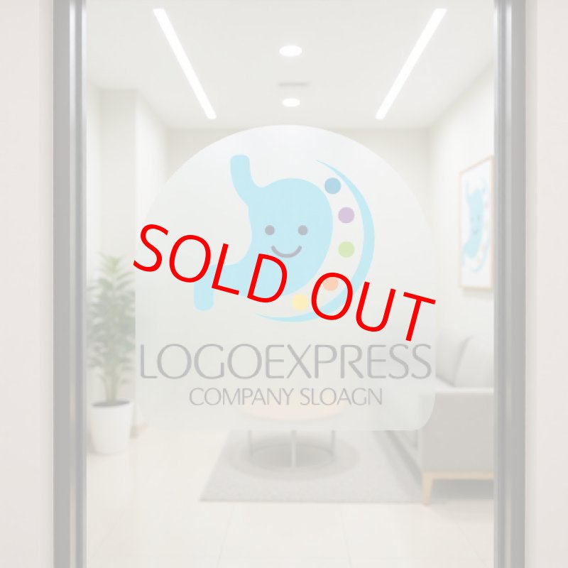 画像6: 笑顔の胃とカラフルな健康ロゴ (6)