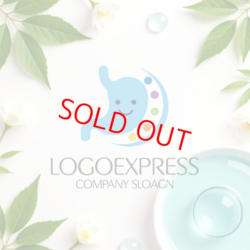 画像9: 笑顔の胃とカラフルな健康ロゴ (9)