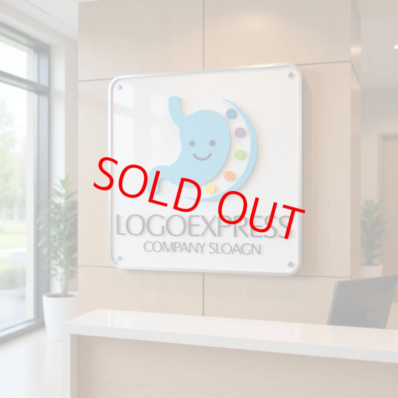 画像13: 笑顔の胃とカラフルな健康ロゴ (13)