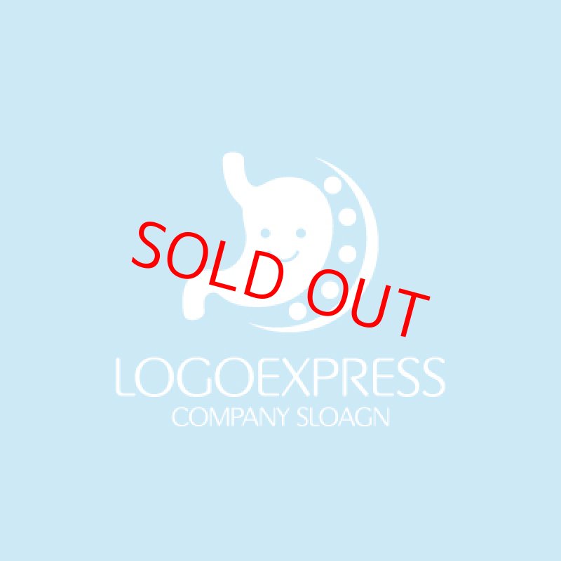 画像4: 笑顔の胃とカラフルな健康ロゴ (4)