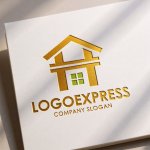 画像11: スタイリッシュなHを象った住宅ロゴ (11)