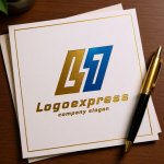 画像6: Lの文字と数字の1を組み合わせたロゴ (6)