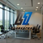 画像9: Lの文字と数字の1を組み合わせたロゴ (9)