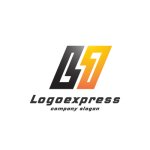 画像3: Lの文字と数字の1を組み合わせたロゴ (3)