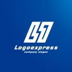 画像4: Lの文字と数字の1を組み合わせたロゴ (4)