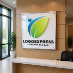 画像13: 人・健康・自然が調和する葉のロゴ (13)