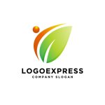 画像3: 人・健康・自然が調和する葉のロゴ (3)