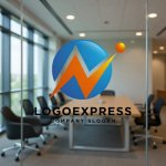 画像9: 円と上昇するN字の活力ロゴ (9)