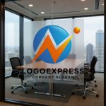 画像11: 円と上昇するN字の活力ロゴ (11)