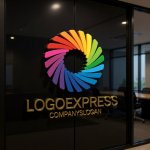 画像15: カラフルな円形渦巻きの多様性ロゴ (15)