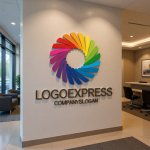 画像10: カラフルな円形渦巻きの多様性ロゴ (10)