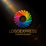 画像12: カラフルな円形渦巻きの多様性ロゴ (12)