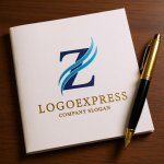 画像6: 躍動するZ字と流線ロゴ (6)
