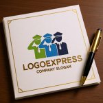 画像6: 信頼と連携を示すプロフェッショナルチームロゴ (6)
