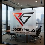 画像11: 逆三角形とPGのシャープな連結ロゴ (11)