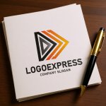 画像6: D字と矢印の推進力ロゴ (6)