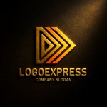 画像12: D字と矢印の推進力ロゴ (12)