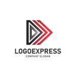 画像3: D字と矢印の推進力ロゴ (3)