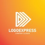 画像4: D字と矢印の推進力ロゴ (4)