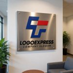 画像7: 印象的なT字型のモダンなロゴ (7)