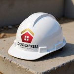 画像7: 五角形の家と輝く屋根のロゴ (7)