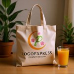 画像8: 月と桜に囲まれた優雅なPのロゴ (8)