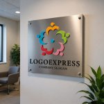 画像14: 「M」字の人々が織りなす多様な花ロゴ (14)