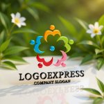 画像12: 「M」字の人々が織りなす多様な花ロゴ (12)