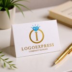 画像16: 輝くダイヤモンドとIのリングロゴ (16)