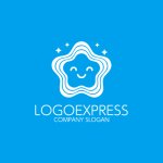 画像4: きらめく笑顔のカラフル星ロゴ (4)