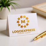 画像16: Mと星が織りなす輝きのサークルロゴ (16)