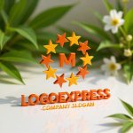 画像12: Mと星が織りなす輝きのサークルロゴ (12)