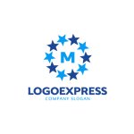 画像3: Mと星が織りなす輝きのサークルロゴ (3)