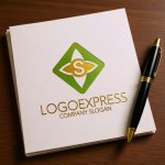 画像6: Sと星を組み合わせたロゴ (6)