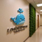 画像15: 笑顔で潮吹きするかわいいクジラのロゴ (15)